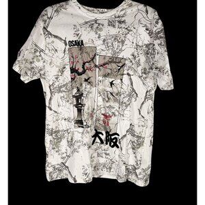 NWOT Original Gravity Mens Osaka Anime T-Shirt Japanese Culture Collectable US L